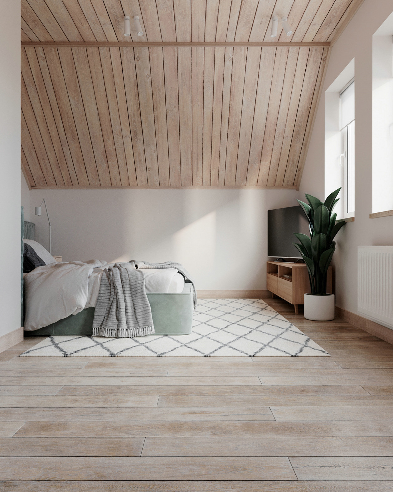 167㎡原木色系室内设计-24