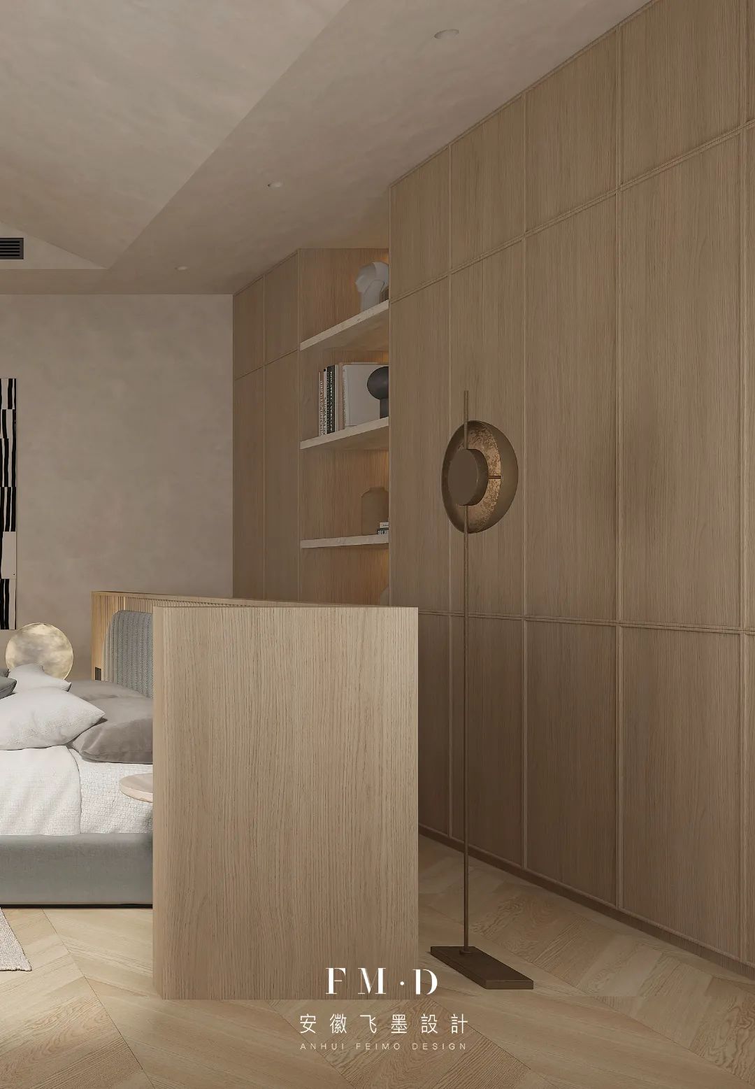 合肥岭湖墅侘寂风别墅设计丨中国合肥丨安徽飞墨设计-34