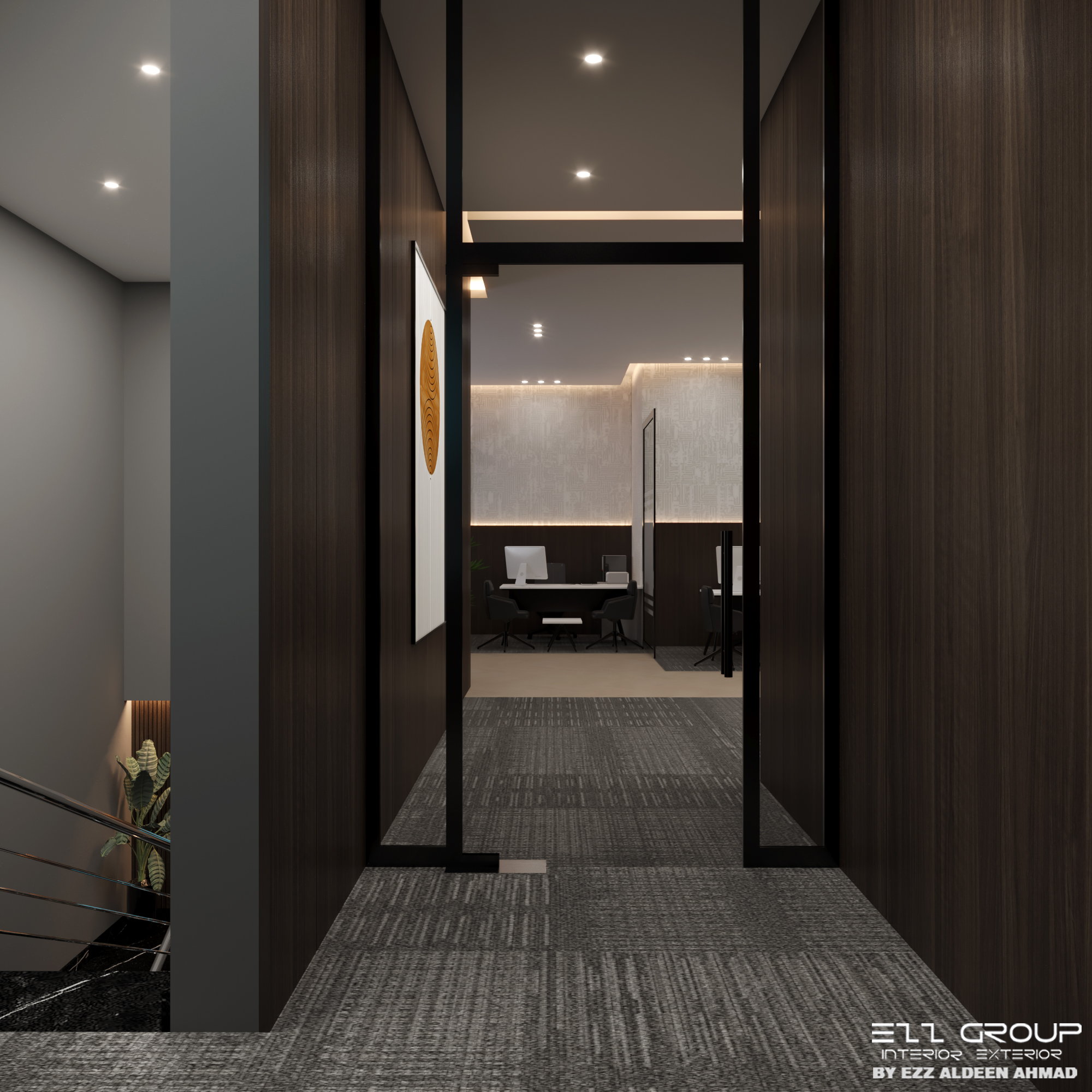 现代办公室内饰-13