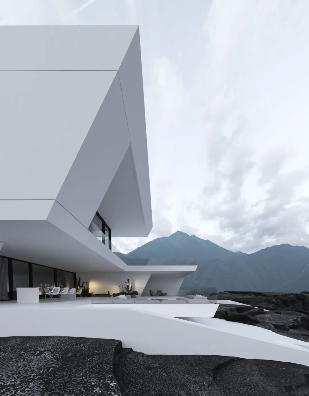 未来主义建筑的奢华幻想丨Roman Vlasov-36