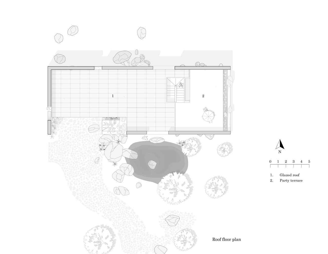 隐于印度荒野的生态友好石墙别墅丨Mitti-48