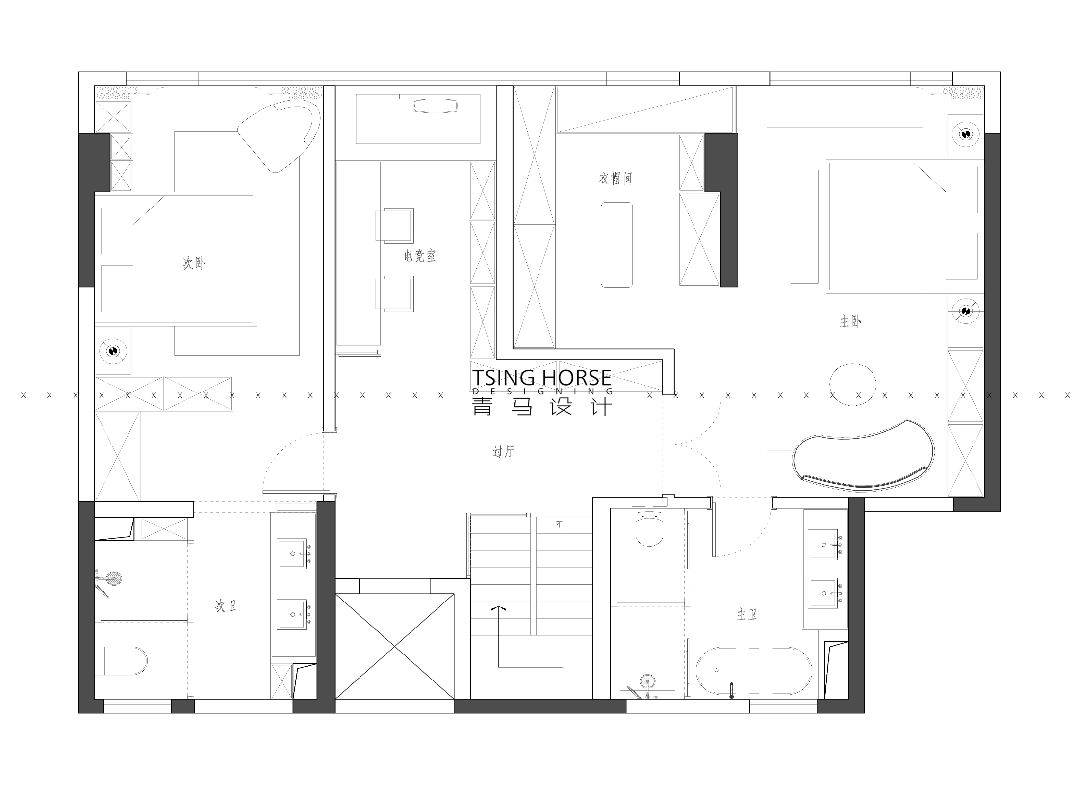 招商央玺现代轻奢别墅空间设计丨周昆设计团队-64