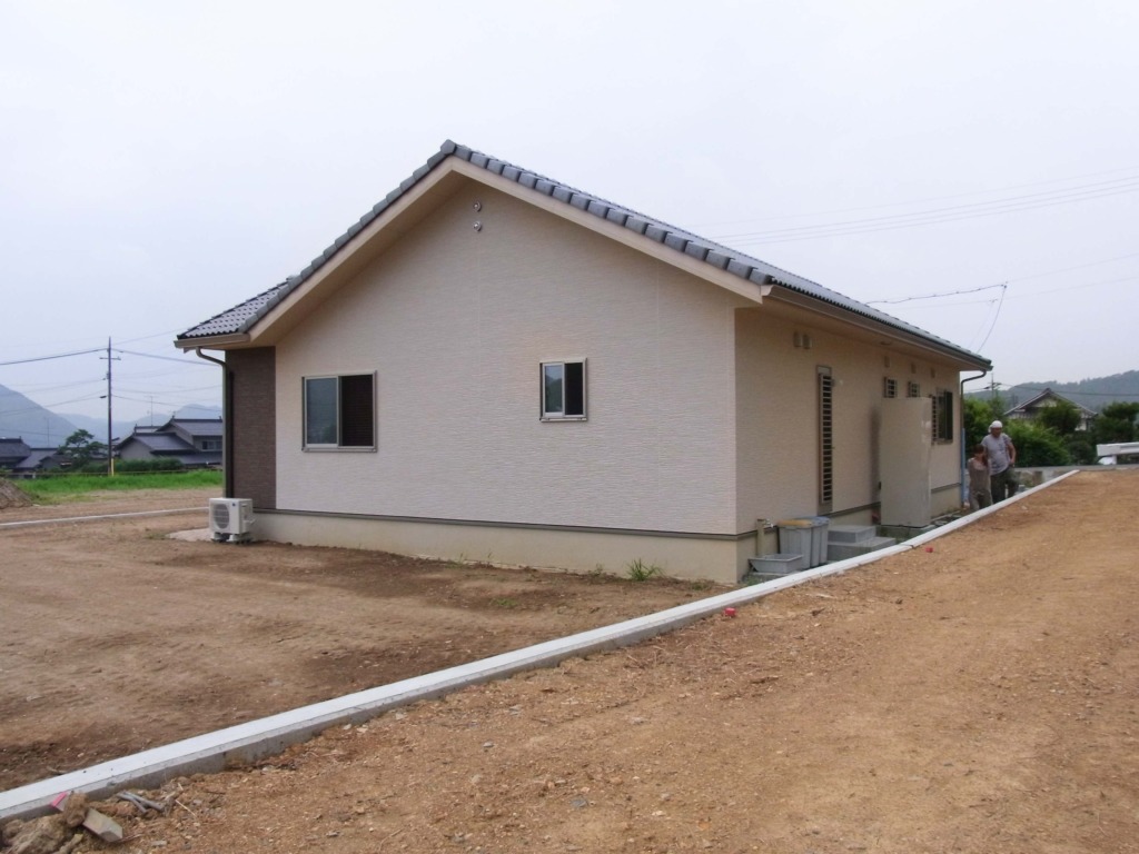 平屋建て和風モダン住宅の新築外構-61