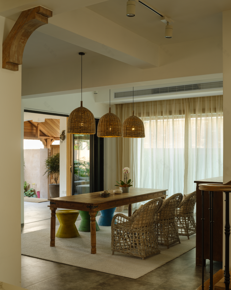 度假风情融入日常的 450㎡大宅设计-37