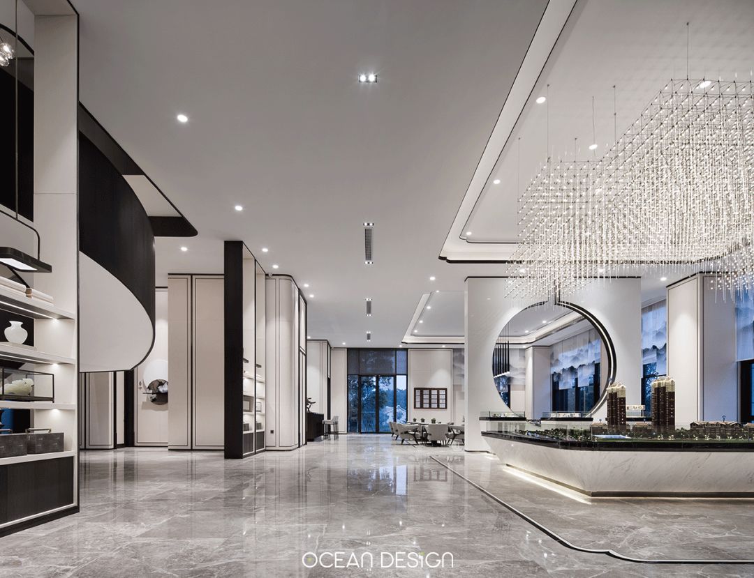 江南意蕴，现代美学——无锡合景玺悦珑庭售楼部设计-77