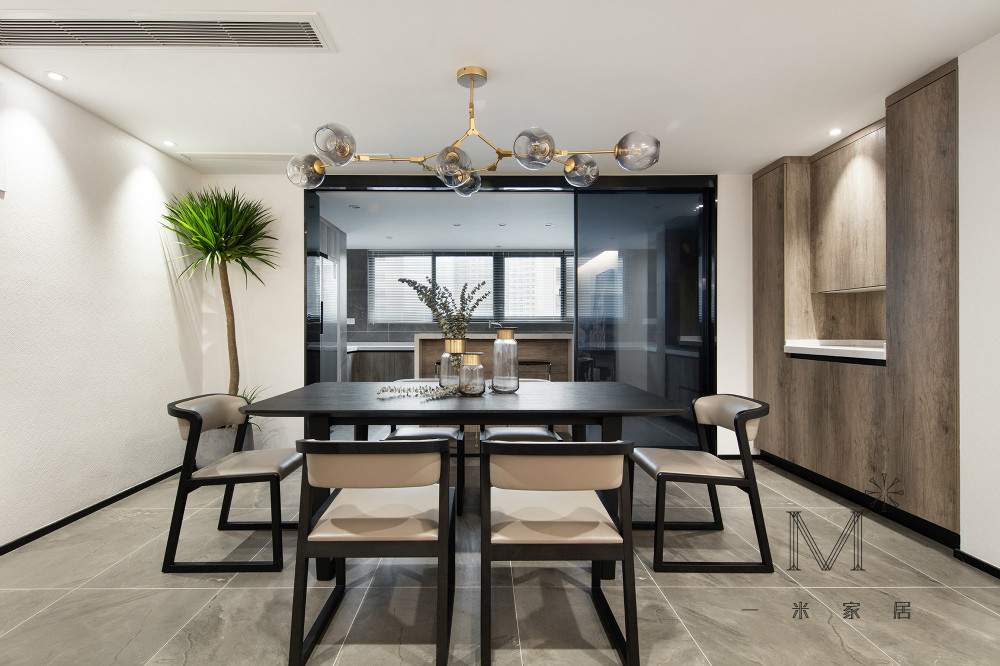 一米家居 | ◣橙意◥ 凤凰湖壹号200㎡现代港式-17