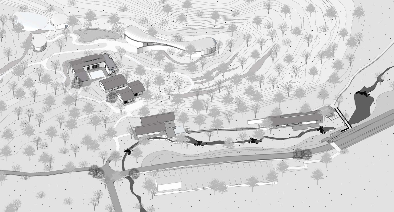 山东泰山东溪门村复兴项目 · 百年乡村的针灸式建筑更新-19