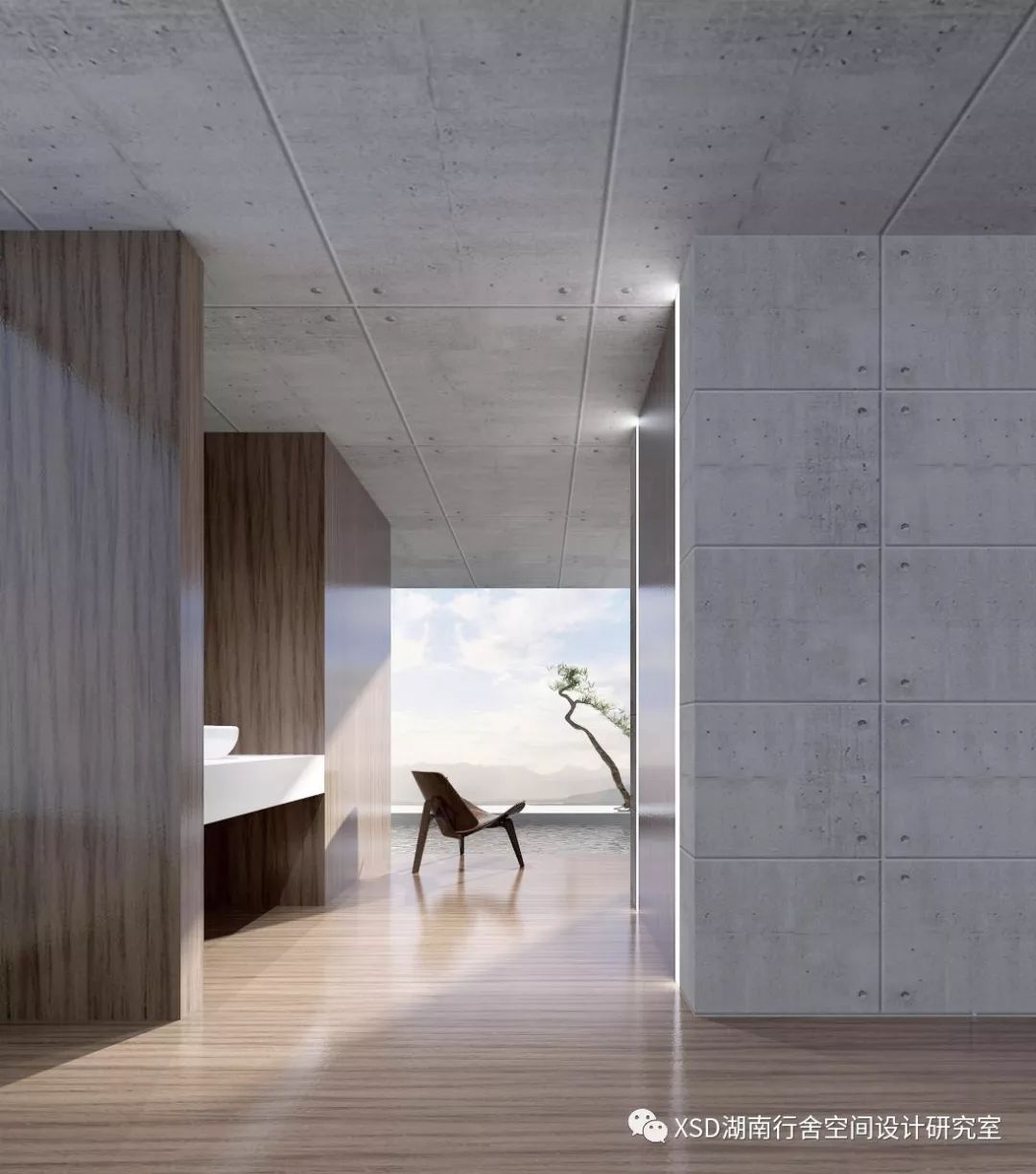 《融合》——现代简约挑空复式,自然生活与工作的完美结合-33