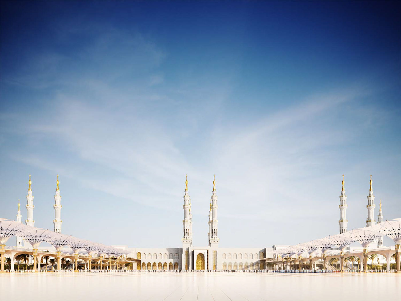 麦加大清真寺扩建设计，展现现代与传统之美-4
