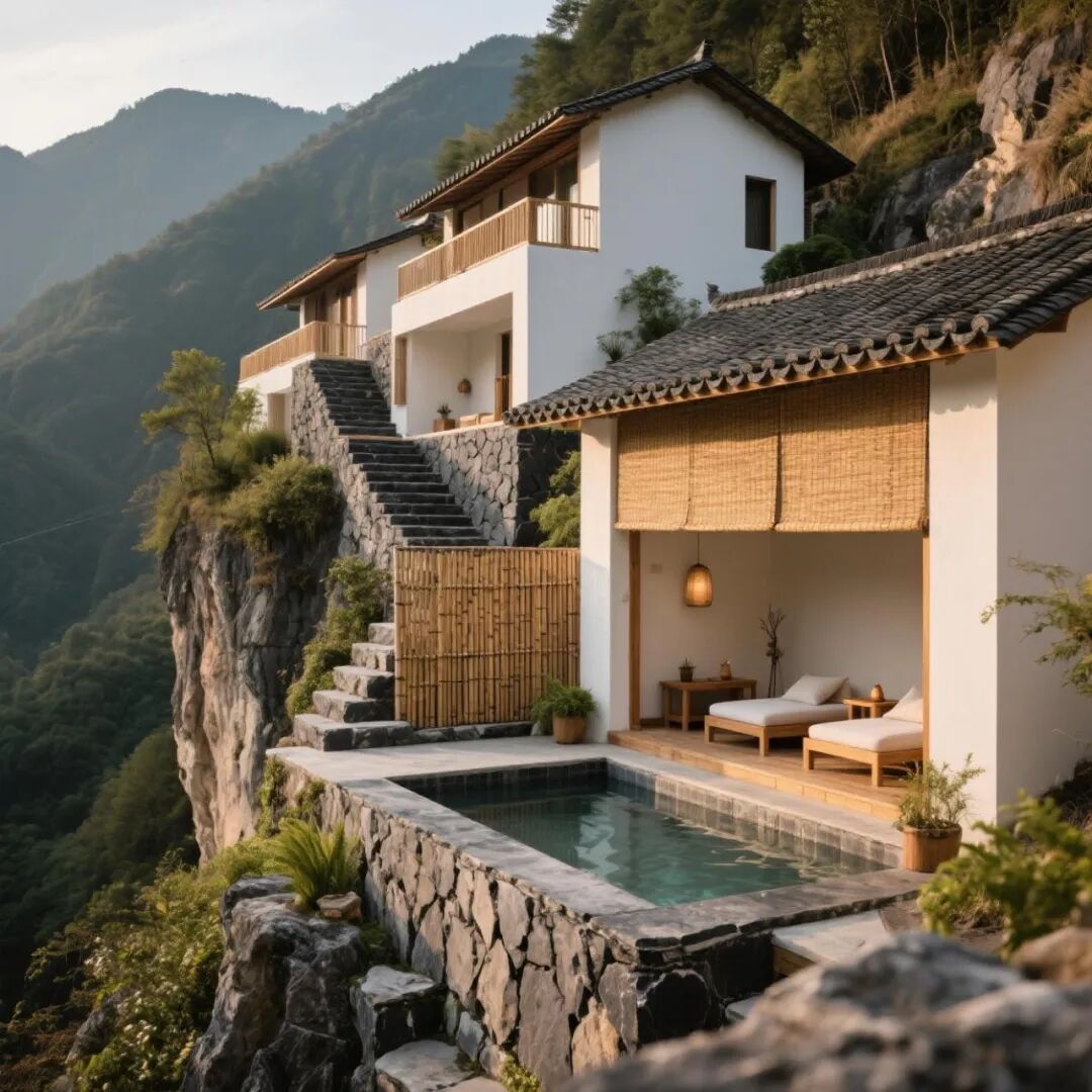 山水民宿：以设计重构疗愈生态，用空间语言诠释东方美学-24