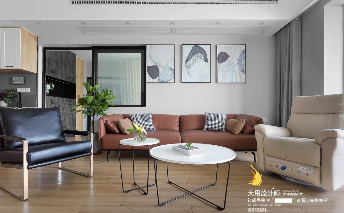 174 平现代混搭风家居,一线江景与空间完美融合-3