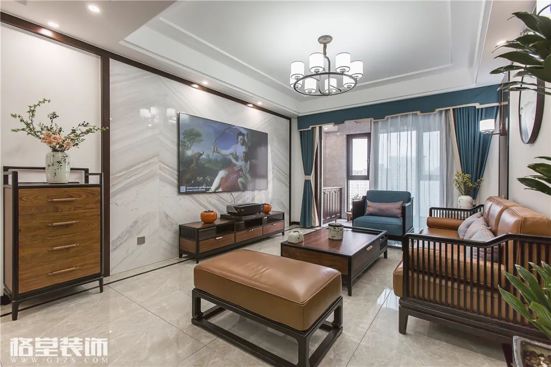 格堂设计|柿柿如意 | 新中式风格打造优雅宜居空间-8