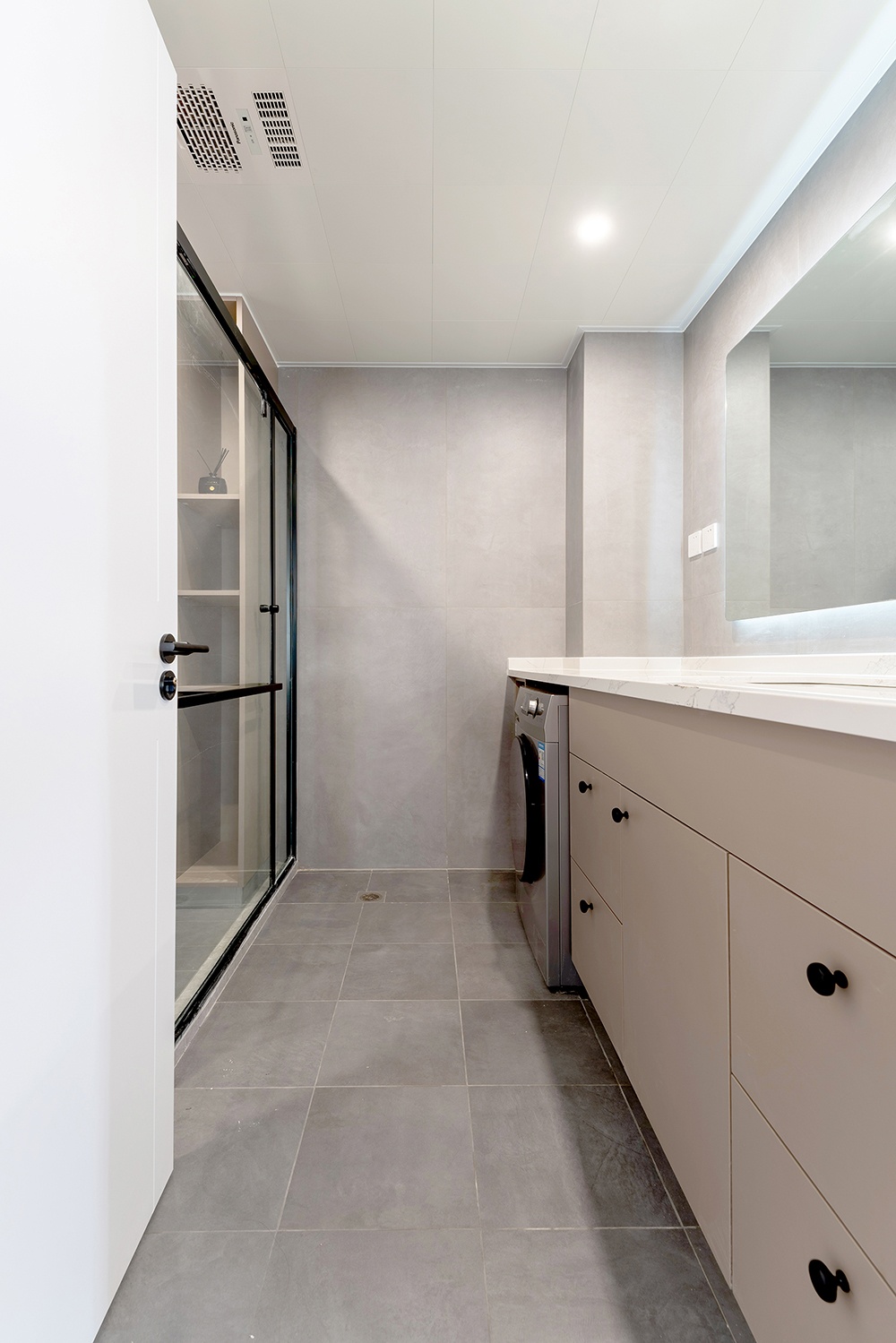 拆掉一面墙，实现60㎡LDKB流动布局，还能增加衣帽间-17