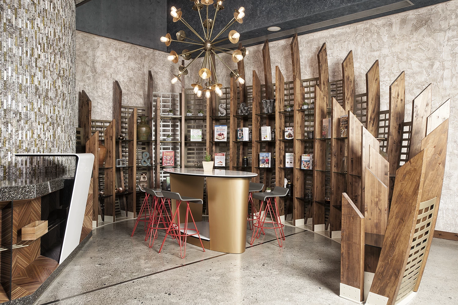 迪拜 Skye & Walker 餐厅 | 几何图案的精致呈现-15