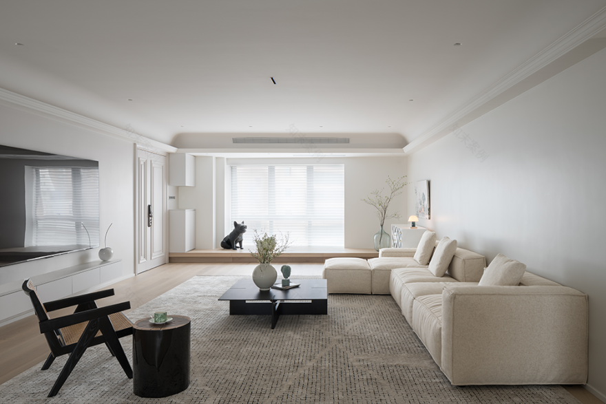 300㎡简约大平层设计丨中国上海丨上海示觉室内设计事务所-12