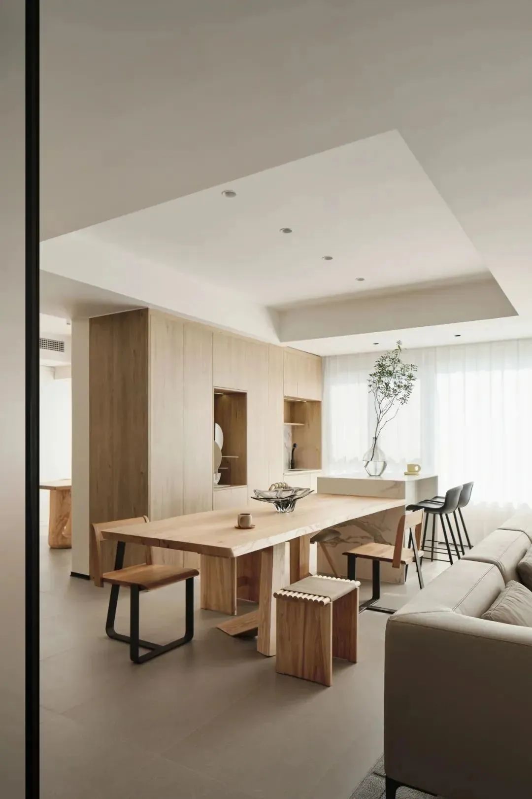 质感奶油风，删繁就简舒适生活 | 行一设计-88