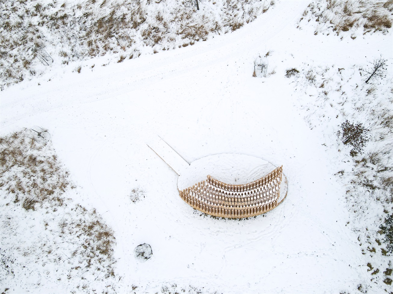 工业机器人打造可持续发展和低碳建筑前景的木质艺术装置设计 - 戈者设计 | 戈者设计-19