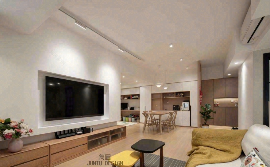 91㎡日系原木风旧房改造丨葡萄牙万福-5