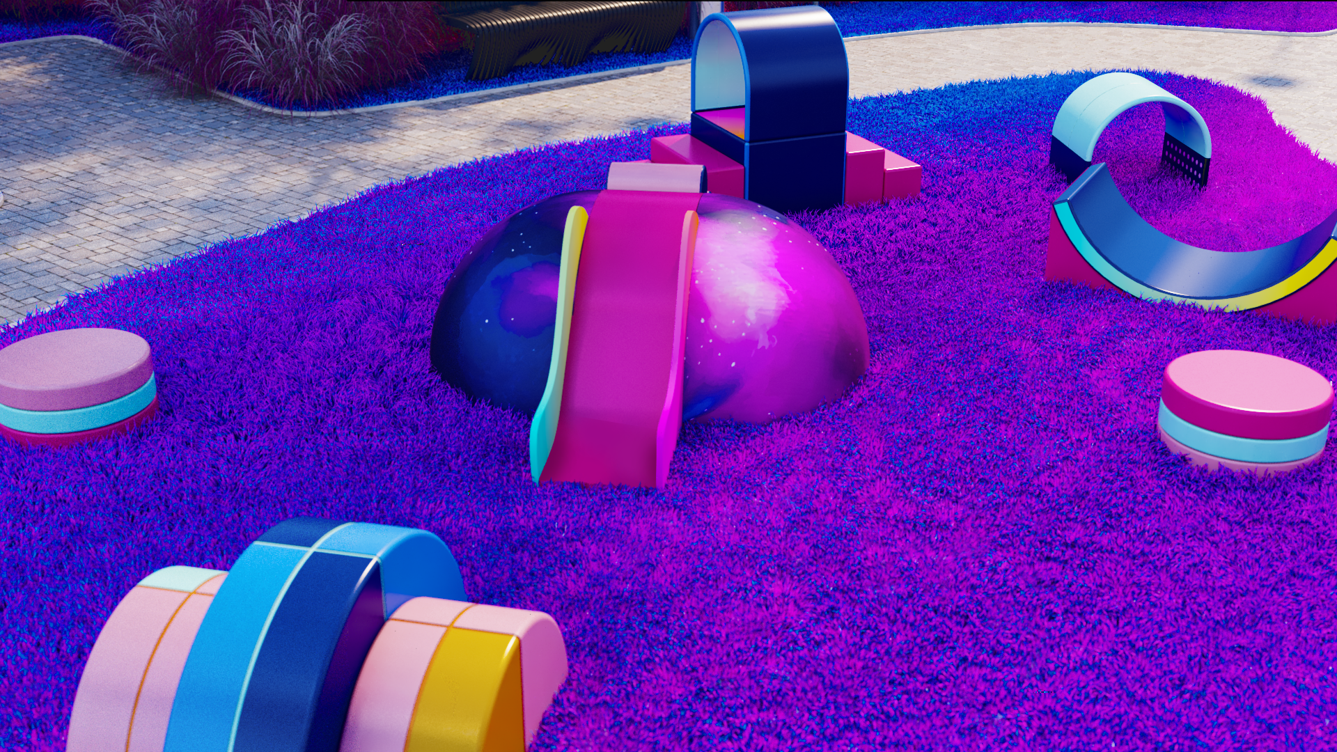 Modular Soft Play System — Concept & 3D Visualization-3
