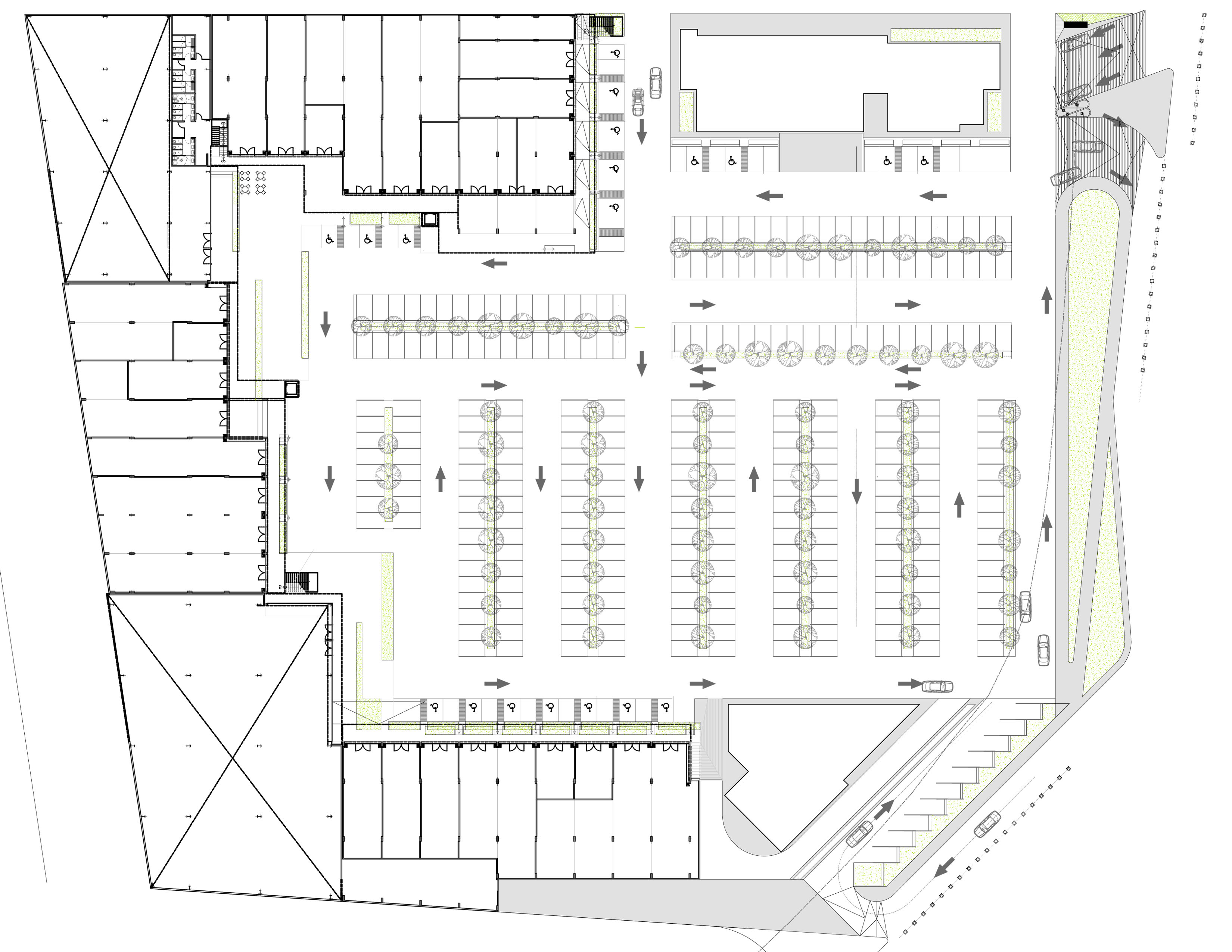 利用地形优势打造的商业中心-14