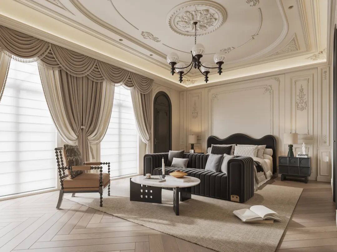 P.W.璞物设计丨多伦多1300㎡独栋别墅，雕花琢韵墅写人生-109