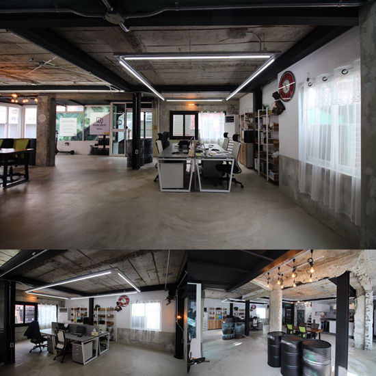 30 平米黑色极简风办公室设计，品味独特魅力-1