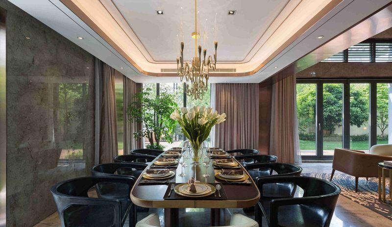 新浦江城十号院现代轻奢别墅设计-27