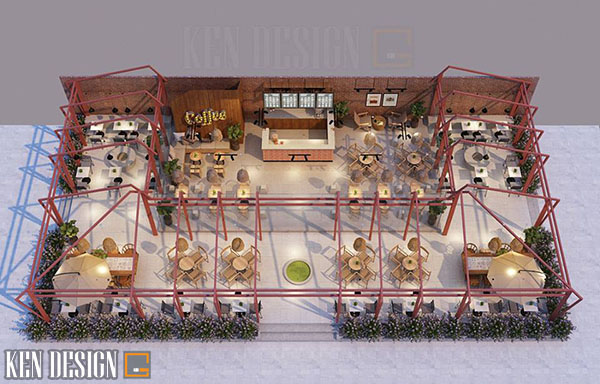 越南河静Bách先生现代咖啡馆与传统房屋建筑设计丨Ken Design-10
