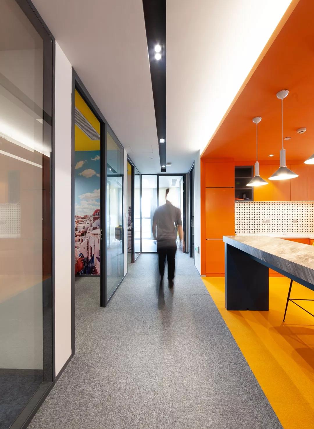 中山广场SOHO蓝橙办公室-35