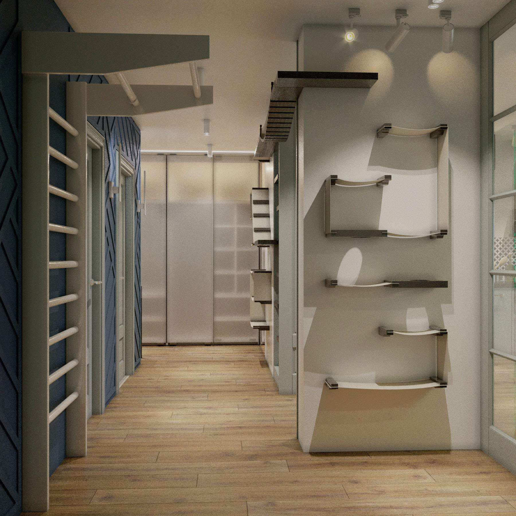 Apartment Interior for cat lovers-15