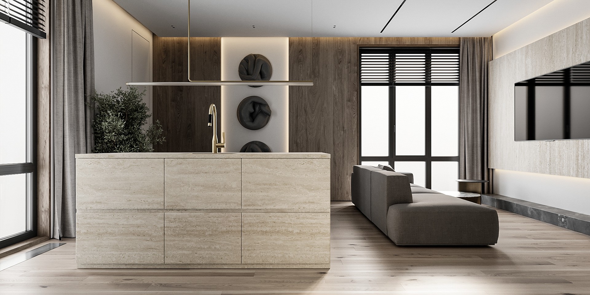 高级灰色系住宅设计-4