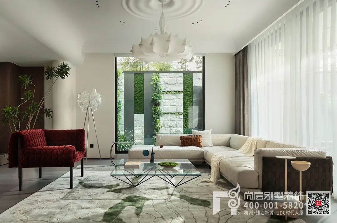 杭州院子现代别墅设计丨中国杭州丨杭州尚层装饰-12