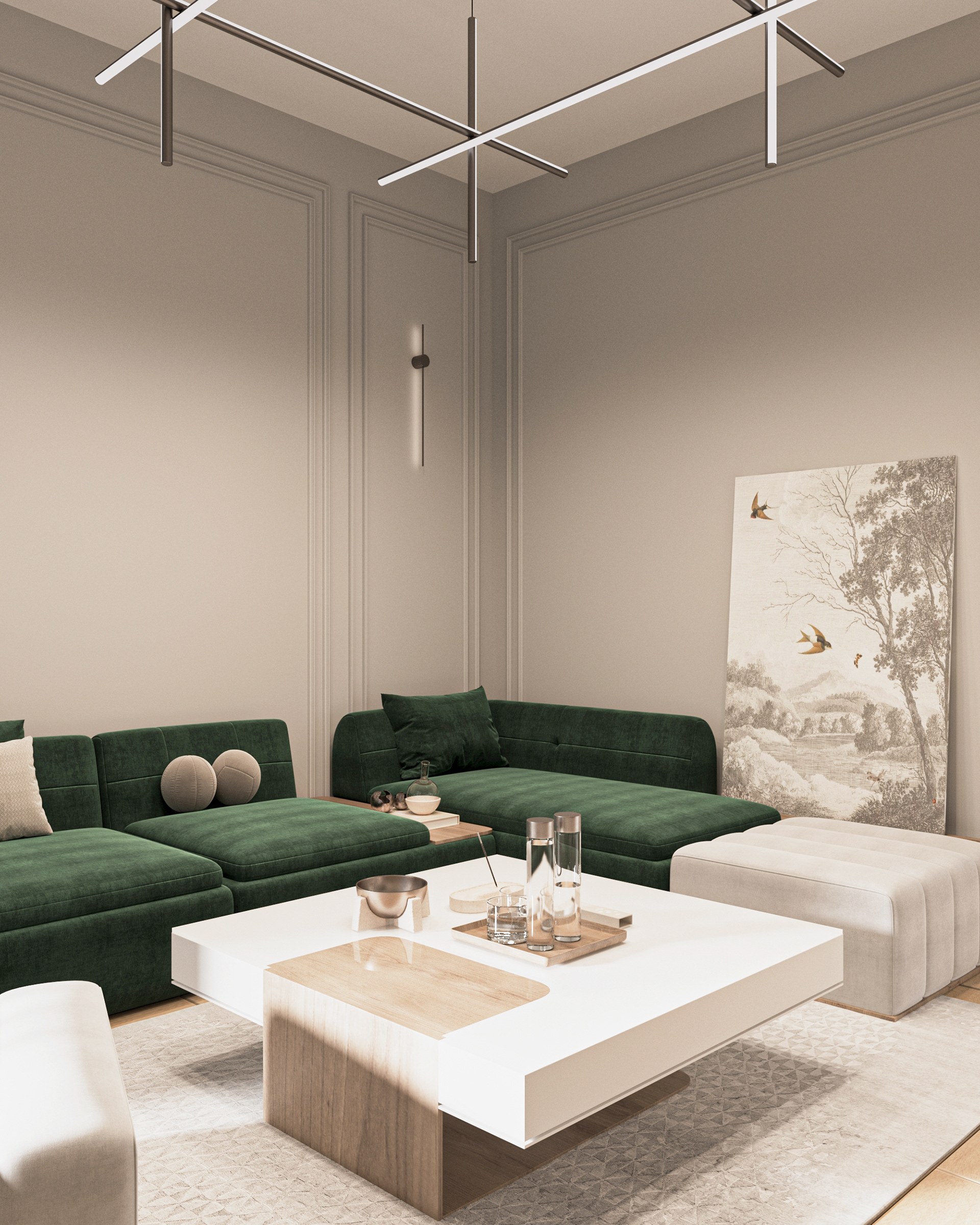 El Maqsed Apartment living room-0