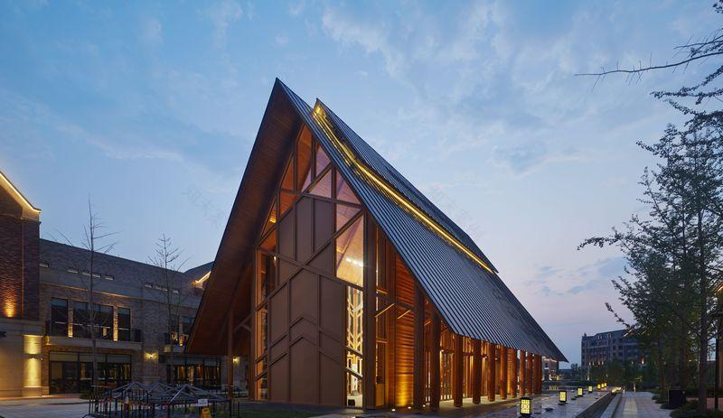 教堂茶室共融,养老养生社区的售楼新体验-16