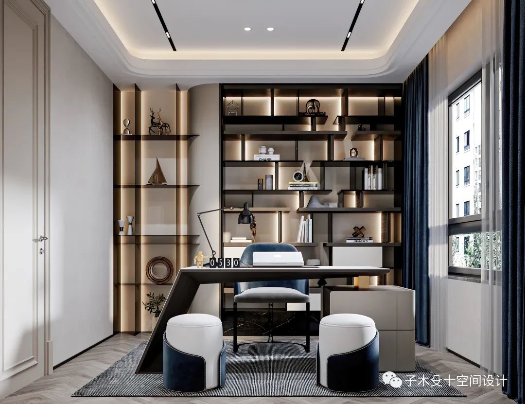 抚顺万科法式浪漫空间丨中国抚顺丨子木殳十空间设计-63