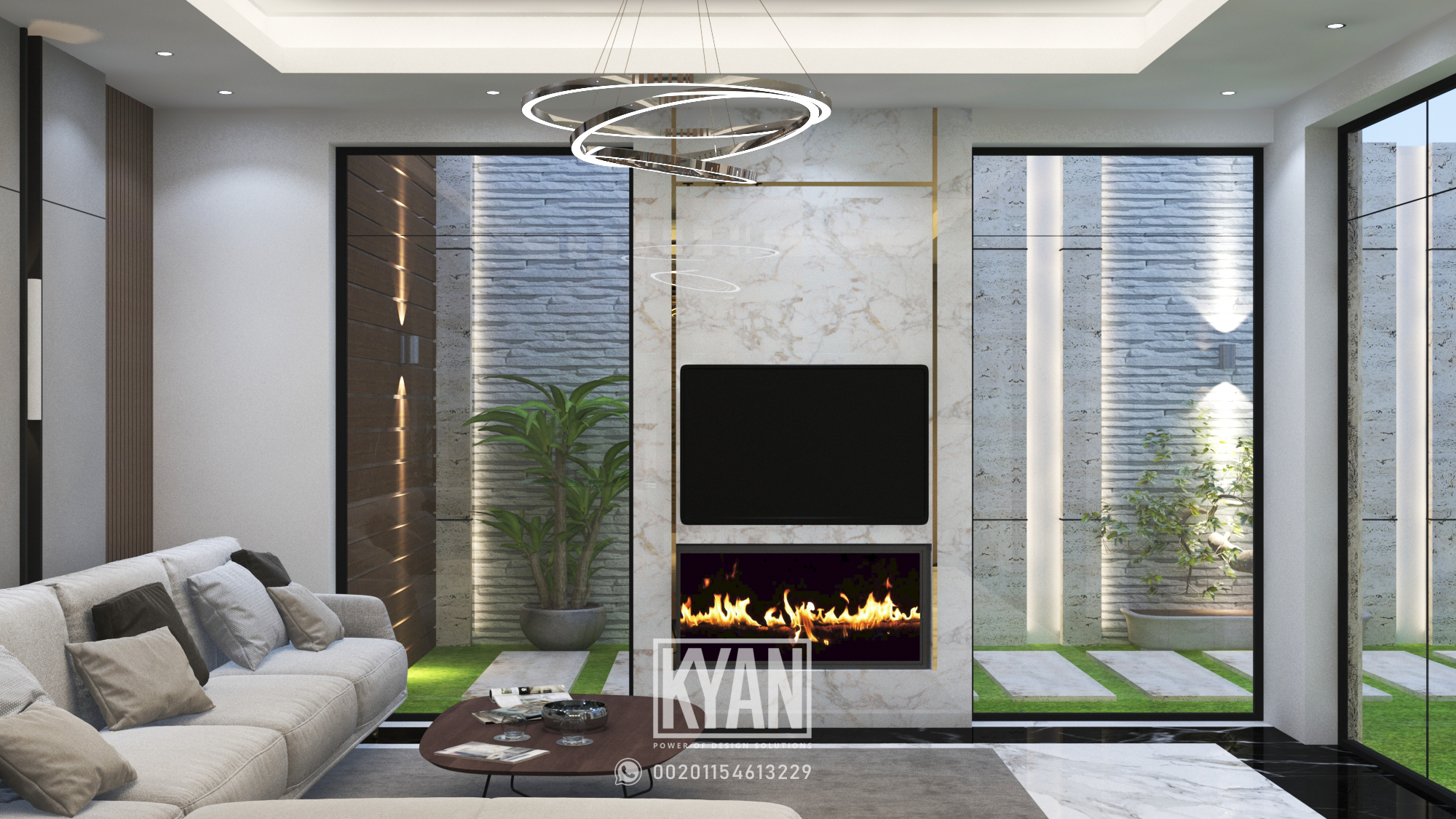 屋顶 majlis 和花园-8