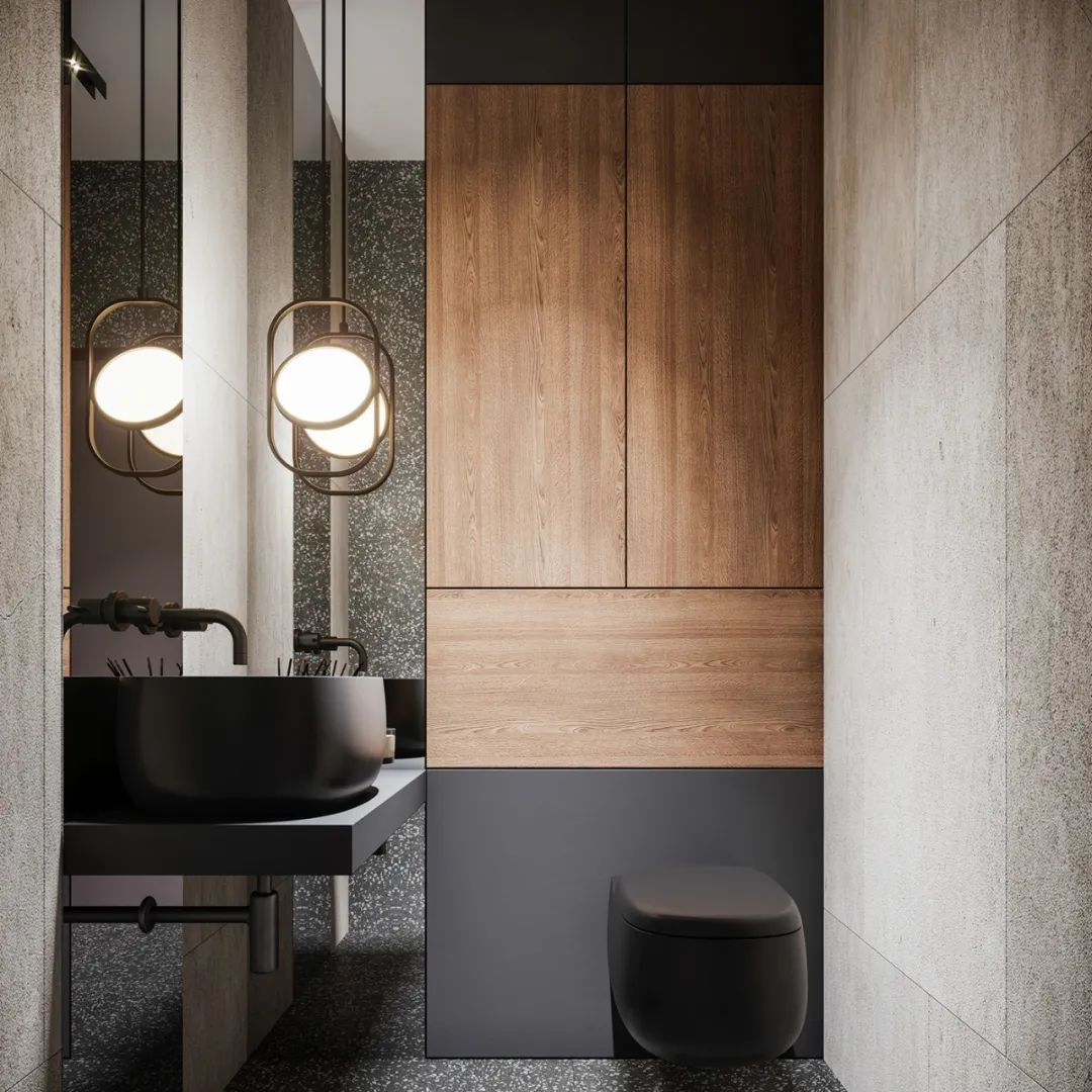 105㎡温润住宅,简约实木与大理石的完美结合-118