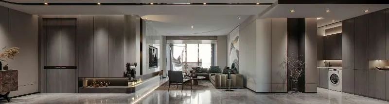 张骞打造现代简约【曲池东岸】空间，人性化设计展现生活品质-17