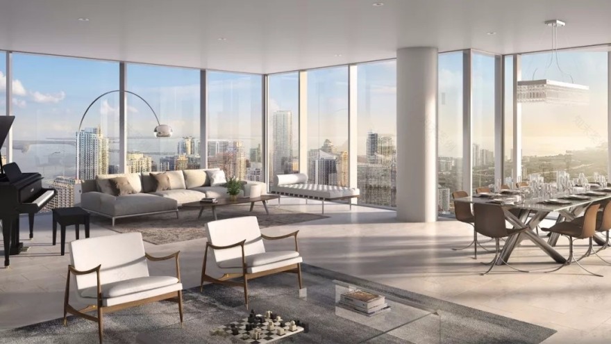 迈阿密河沿岸的豪华公寓 One River Point RémiTessier-7