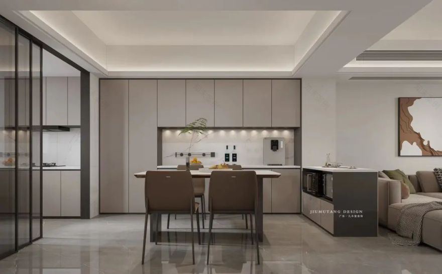 金碧尚都 132㎡现代简约空间丨九木堂设计-20