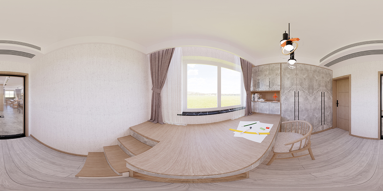 现代混搭工业风客厅设计-5