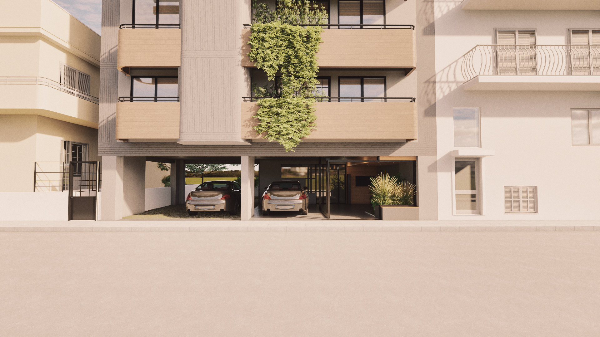 MultiStorey Residential Building in Kypseli, Athens-4