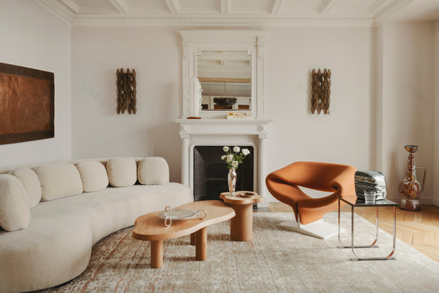 收藏家的别墅设计丨法国巴黎丨HauvetteMadani 室内设计工作室-61