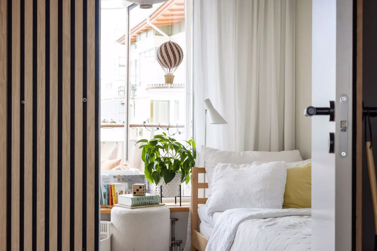 曲线美学 | 瑞典木质条纹墙的装饰魅力-20