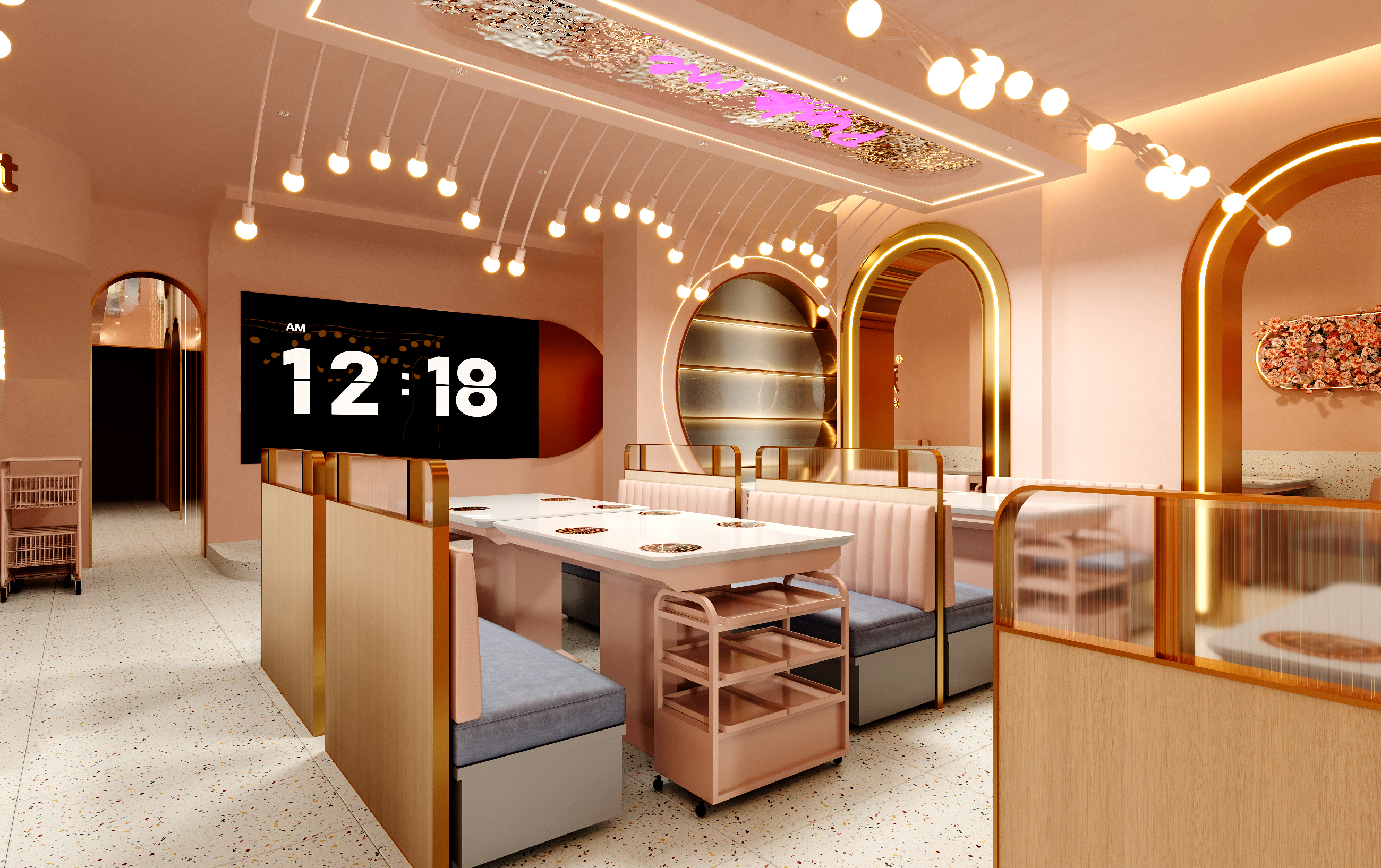 见底自选火锅丨中国濮阳丨玖伍空间设计机构-16