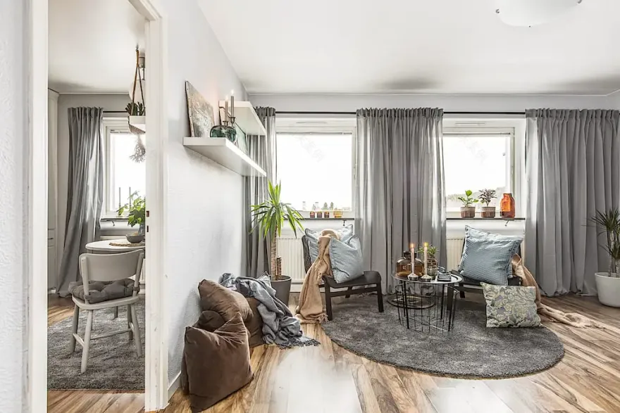 瑞典 41 平米极简温馨小窝-7