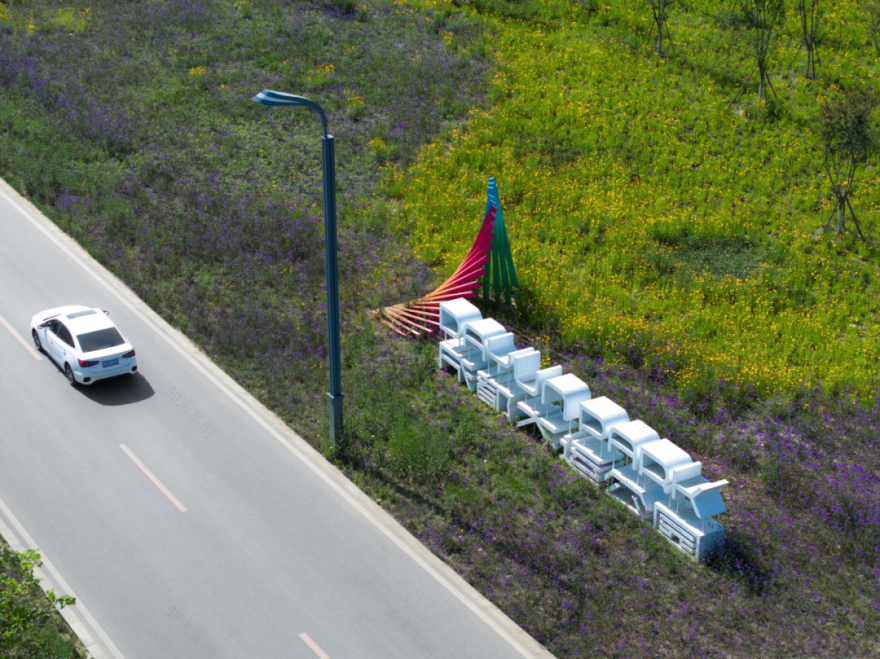 那条飘带 等你触碰:成都大运公园,BOXI柏熙标识丨中国成都丨上海柏熙标识有限公司-22