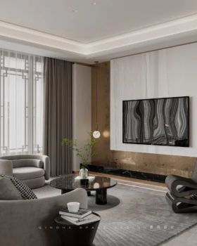 雅园 · 舟山 230㎡现代美学家居设计丨中国舟山丨QingHe Design