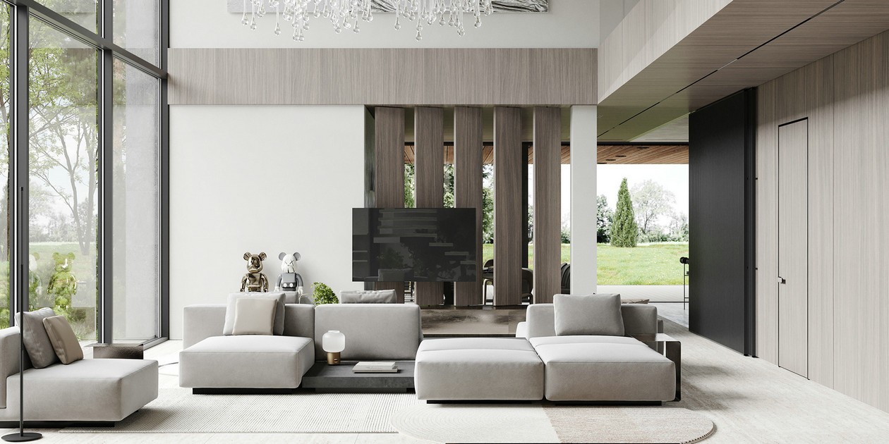 乌克兰简约风别墅设计 超有设计感-6