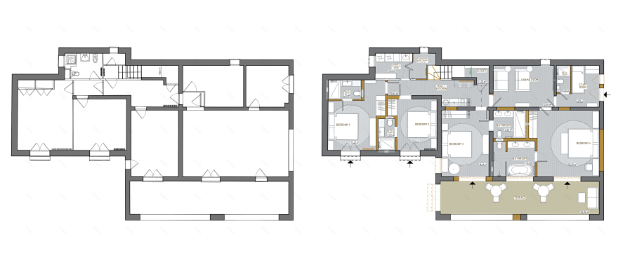 法国某房屋室内设计-7